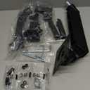 Single Monitor Arm, Monitor Mount for 17-32 inch Screens Gas Spring Adjustable Monitor Stand, Vesa Mount with Clamp and Grommet Aluminum Base - Fits 4.4 to 22lbs LCD Computer Monitors AX09DB01