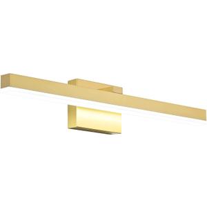 PRESDE 24inch LED Bathroom Vanity Light Modern Gold Bathroom Lights fixtures Over Mirror Dimmable Bath Wall Lighting bar
