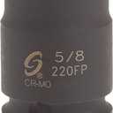 SUNEX TOOLS 220fp 1/2-Inch Drive 5/8-Inch Female Pipe Plug Socket