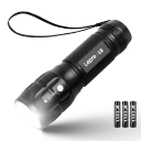 Lighting EVER LED Flashlights High Lumens, Small Flashlight, Waterproof, Adjustable Focus Flash Light for Outdoor, Emergency, AAA Batteries Included, Tactical & Camping Accessories