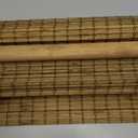 LazBlinds No Tools No Drill Cordless Bamboo Roman Shades, Light Filtering Window Treatment, Roll Up Bamboo Blinds for Windows 31.5'' W x 48'' H, Eastfield Teak