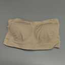 SHAPERMINT Strapless Bra, Wireless Non-Slip Bandeau, Convertible Straps, Molded Strapless Bras for Women S to Large Breasts (Beige, S)
