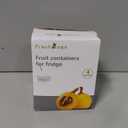 Freshmage Fruit Storage Containers for Fridge with Removable Colander, Airtight Food Storage Container, Dishwasher Safe Produce Saver for Refrigerator, Keep Berry Fruit Fresh Longer 4 pcs Small Clear