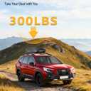 Tuyoung 300lbs Roof Rack Cross Bars Compatible with Subaru Forester Wilderness 2022-2026 with Raised Side Rails, Lockable Heavy Duty Aluminum Roof Crossbars Rooftop Luggage Racks Carrier
