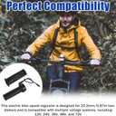 2pcs 20X Full Twist Throttle Grip for Ebike, 12V-72V Twist Electric Bike Throttle with 3 Pin Waterproof Connection for Electric Bicycles Scooter Motorcycles Conversion