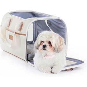 Argo Softsided Pet Carrier - Pawsport to Adventure - Dog Carrier, Travel, Trip, Durable Zippers and Mesh