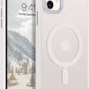 BENTOBEN for iPhone 11 Phone Case, Phone case iPhone 11 Magnetic Case [Compatible with Mag Safe] Translucent Matte Slim Shockproof Anti-Fingerprint Protective Cover for iPhone 11 6.1 Light Grey