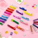 100PCS Cheer Pins Team Spirit Clips, DIY Good Luck Colored Wooden Clothes Pin Kit, Cheerleader Gifts Bulk for Team Cheer Stuff Supplies Party Favors Accessories Calendar