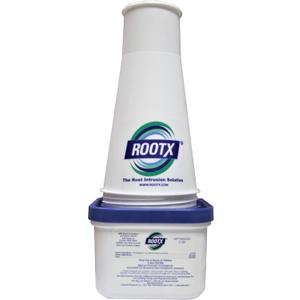 ROOTX - 2LB. JAR with Funnel/APPLICATOR Foaming Root Control for Sewer Lines and Septic Systems
