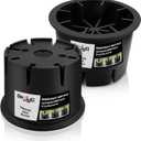 RV Trailer Jack Block  2-Pack Durable Leveling Stabilizer Blocks Supports up to 20000 Pounds with UV-Resistant Recycled Material, Ideal for RVs, Trailers, Campers and Motorhomes with Carry Bag