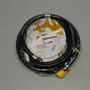 GASPRO 12FT RV Quick Connect Propane Hose with Elbow Adapter, For Blackstone 17" and 22" Griddle, Camp Chef Explorer, Outland Living Fire Bowl, Camping Grill, Portable Fire Pit