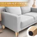 Kigley Set of 12 Wood Furniture Legs 4 Inch Sofa Leg Solid Square Couch Feet Mid-Century Bed Legs Replacement for Sofa Armchair Recliner Coffee Table Dresser (Burlywood)(Burlywood)