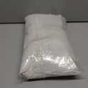 MIULEE Natural White Linen Curtains 84 Inch Long for Bedroom Living Room, Soft Thick Linen Textured Window Drapes Semi Sheer Light Filtering Rod Pocket Back Tab Neutral Farmhouse Cream Ivory 2 Panels