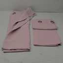 NICETOWN Room Darkening Curtains for Girls Room, Nursery Essential Thermal Insulated Blackout Draperies/Drapes (Baby Pink=Lavender Pink, 1 Pair, 42 x 72 Inch)