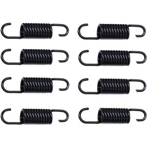 2-1/4 inch (Pack of 8) Overall Length Furniture Springs Replacement Part for Recliner Sofa Couch Bed, Black (11 Turns)