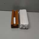 Uonlytech Mirrors 2pcs Picture Frame Wooden Fixed pad Full Length Mirror Stand Holder Floor Mirror Stand Holder only Support Frame Frame Full-Length Mirror Base Wood Floor Mirror Base, As Shownx2pcs