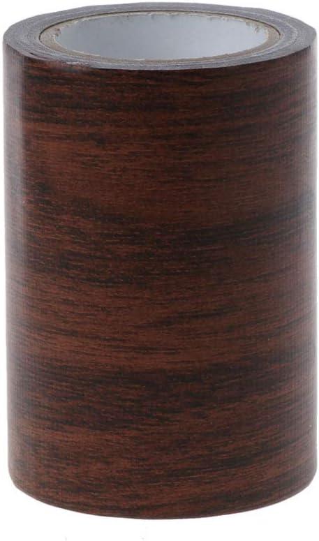 DRINK 3" X15' Realistic Woodgrain Repair Tape Patch Wood Textured Furniture Adhesive Masking Tape