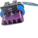 LS IAC Wire Pigtail Connector Idle Air Control Valve Connector LS1 LSX Plug Wire Harness WPIAC30 Compatible with 1999 and newer GM DBC LS series engines