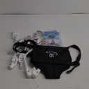 Baby Jumper, Baby Doorway Jumper with Adjustable Strap, Protable Baby Jumpers and Bouncers, Easy to Assemble, Baby Bouncer Jumper with Water Mat (Black)