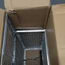 Gingbau Rat Chipmunk Trap Humane Live Mouse Vole Cage Trap (Silver)