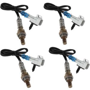 234-4668 4pcs Upstream Downstream Sensors O2 Oxygen Sensor Compatible with 2005 2004 2003 Chevy Avalanche Silverado Suburban 1500 Escalade Tahoe GMC Sierra 1500 Yukon XL 1500 5.3L 02 Sensor