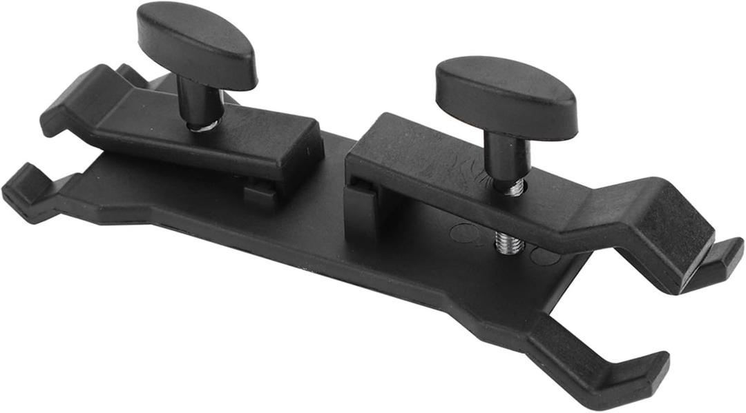 Denash Umbrella Chair Clamp, ABS Black Camera Tripod Umbrella Holder Clip, Outdoor Umbrella Bracket Stand Clamp Accessory for Photography