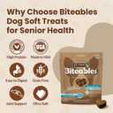 8 x Get Naked Biteables Senior Health Soft Dog Treats, Real Chicken Treat for Toothless Dogs, 6oz 1 Pouch (EXP 08/18/27)
