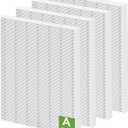 4 Pack 115115 Replacement Filter A Size 21 - Compatible with Winix PlasmaWave Air Purifier C535 5300 5300-2 6300 6300-2 P300 AM90 C909 9800C535 Filter A
