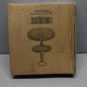 Tiered Tray Two Tier Trays Round Rustic Cupcake Stand,Serving Cakes Holder with Handle for Living Room,Party