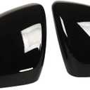 Ciciglow 2Pcs Door Mirror Caps, Chevy Cruze 2017-2019, Glossy Black, Scratch Resistant, Universal Fit, Left Right Side Mirror Covers