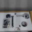 52" Chandelier Fan Black Modern Ceiling Fan with Lights DC Motor Reversible Indoor Ceiling Fan for Bedroom, Living Room