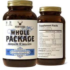 HEART & SOIL Whole Package Supplement, 180 Capsules