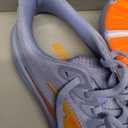 Brooks Womens Ghost 17 Neutral Running Shoe (8, Blue Heron/White/Orange)