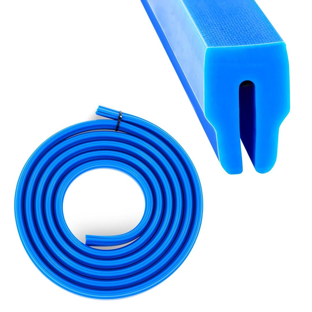 MorningRo 1 Pack T-Slot Cover for Milling Machine (5/8'',Blue)