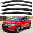 Window Visors Rain Guards for 2016-2022 Honda HRV, Out-Channel Window Vent Wind Deflectors Visors Shades for 16-22 HR-V