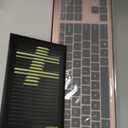 seenda Rechargeable Wireless Keyboard Mouse Combo Full Size Cordless Keyboard & Mouse Sets with Build-in Lithium Battery Ultra Thin Quiet Keyboard Mice (Rose Gold & Black)