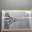 upsimples 24x36 Poster Frame, Display Pictures 20x30 with Mat or 24x36 Without Mat, Wall Hanging Picture Frame, Gold, 1 Pack