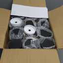 12 PACK, 16 OZ Glass Juice Bottles with Airtight Lids, Bonus 2 Straws & Perforated Lids, Reusable Juicer, Juicing Bottle - Clear Drinking Jars Cups, Water Bottles, Travel Juice Container, Black Caps