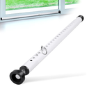 Sliding Door Security Bar, 17-50 inch Adjustable, Window Security Bar with Rubber Tips, Sliding Door Lock Bars, for Window Safety Bars Home Apartment Safety, Home Apartment Patio Heavy Duty Interior