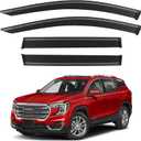 Window Visors Rain Guards Shield for 2018-2024 GMC Terrain, Out-Channel Window Vent Wind Deflectors Visors Shades for 18-24 Terrain SLE SLT AT4 Denali