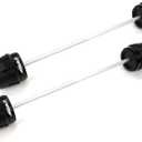 Compatible with RS660, RS457, RSV4 Factory 2009-2023, 2024, 2025 TUONO 660 Factory TUONO 457 Motorcycle Front Rear Wheel Axle Fork Crash Protector RS 660 457 RS V4 (Black)