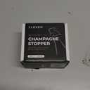 KLOVEO Champagne Stoppers - Patented Seal - Made in Italy - Professional Grade WAF Champagne Bottle Stopper - Prosecco, Cava, and Sparkling Wine Bottle Stopper (Chrome)