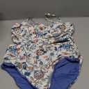 Herseas 2 Piece High Waisted Bikini Set for Women 2026 Spaghetti Straps Swim Top with Reversible Bottom Bathing Suit, Large