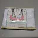 20 ft x 10 ft Wrinkle Free White Backdrop Curtain for Wedding Parties, Polyester Photo Backdrop Drapes for Baby Shower Birthday Party Backdrop Stand, Bulk Thick Background Curtains 5x10FT 4 Panels