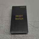 Smart Watch for Men Answer/Make Call for Android iPhone, 1.43" AMOLED HD Screen Mens Luxury Watch, 400mAh Heavy Duty Smartwatch Heart Rate Blood Oxygen Blood Pressure Sleep Monitor Pedometer, 2 Straps (Black)