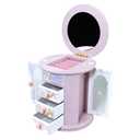 JIUYUAEZ Purple Jewelry Box for Girls - Kids Organizer Little Girl Gift