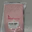 Wealurre Womens Underwear Cotton Bikini Panties for Women High Waisted Lace Hipster Stretch Briefs for Ladies 5 Pack (Large, Pink Purple)