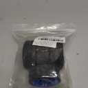 ShareGoo OD 2.55" Rubber Tires w/Plastic Wheel Rims 12mm Hex Compatible with HSP Tamiya Kyosho Traxxas Sakura WLtoys 1/10 RC On Road Racing Touring Car (Blue)