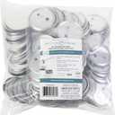 We R Memory Keepers, Button Press Refill-Large, 100 Pack, 2.25 inch, 58 mm Large Homemade Buttons, Create Custom Buttons for School Name Tags, Work Holidays, or Church Kid Activities