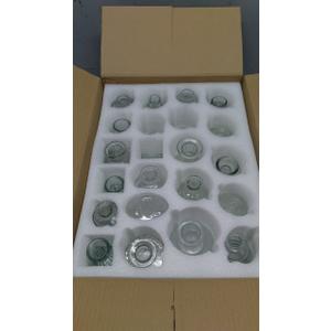 RUCKAE Small Clear Bud Vases Bulk 22 Pack Mini Flower Glass Vases for Centerpiece Table Wedding Decorations Home Decor Party(Transparent)
